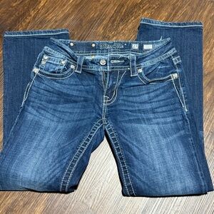 Miss Me Dark Blue Boot Cut Jeans